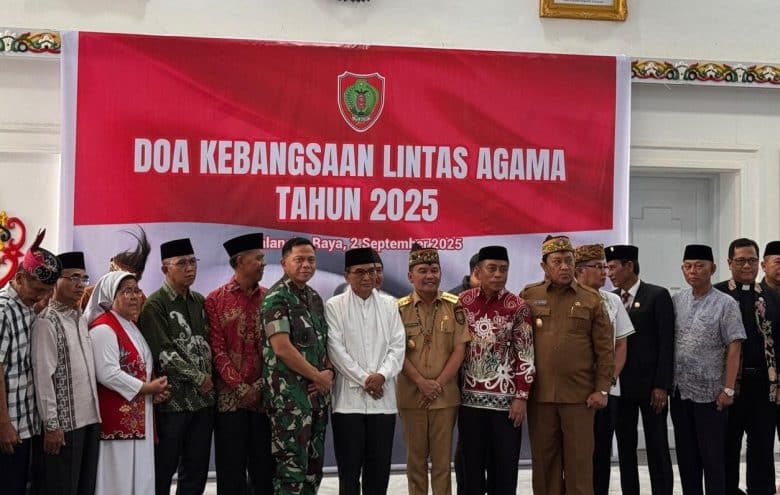 Gubernur Kalteng Ajak Masyarakat Jaga Persatuan Lewat Doa Kebangsaan Lintas Agama