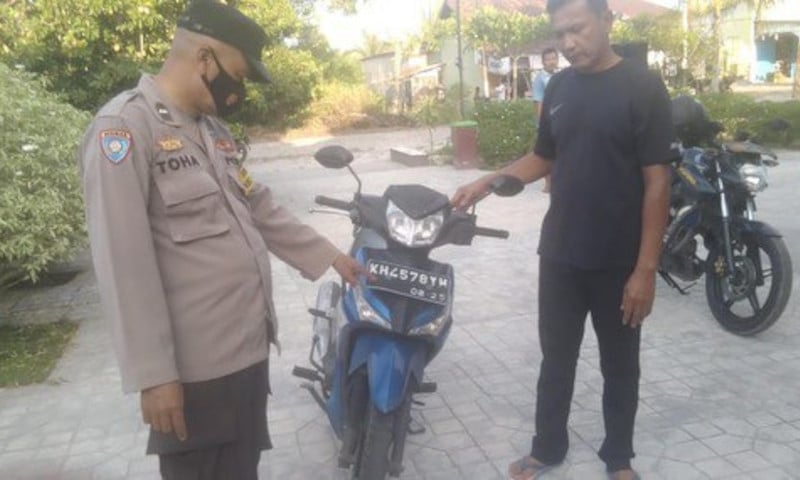 Maling Motor Tertangkap Saat Sewa PSK di Hotel