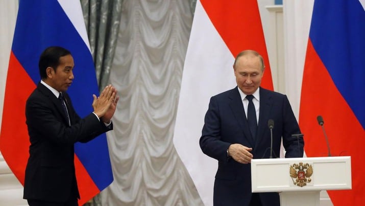 Ketemu Jokowi, Putin Tertarik Bangun Nuklir-Ibu Kota Baru RI