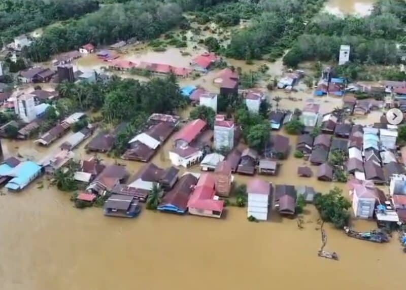 5.728 Rumah Terendam Banjir di Kabupaten Katingan, Pemerintah Tetapkan Status Siaga Darurat Bencana