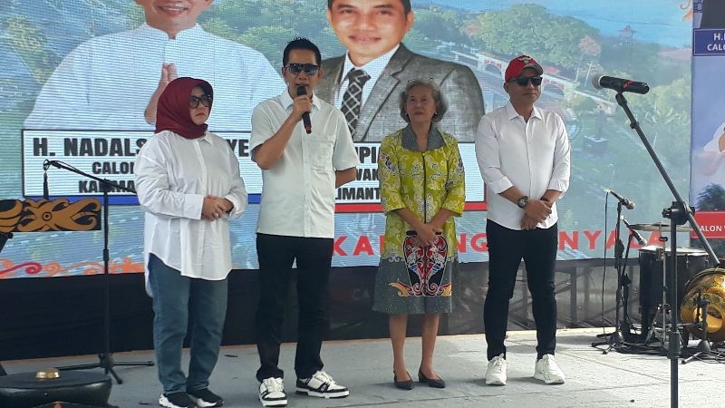 Kampnanye Terbuka di Palangka Raya dan Kapuas, Nadalsyah-Supian Hadi Datangkan NDX AKA 